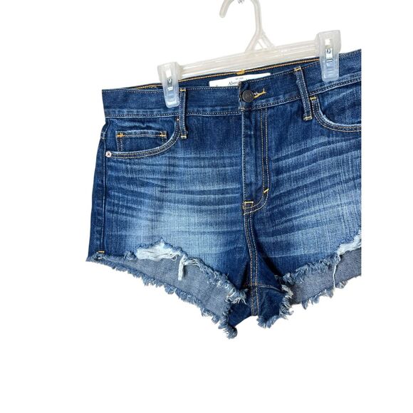 Abercrombie & Fitch Distressed Jeans Shorts Size 8 - Picture 3 of 6